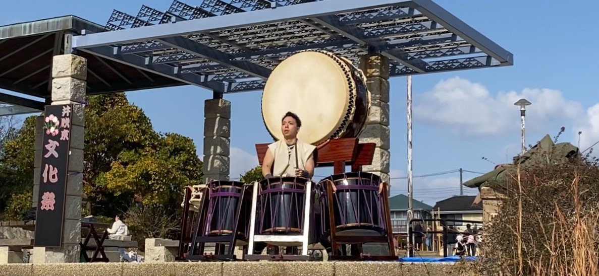 井吹東文化祭（和太鼓ステージ）の写真